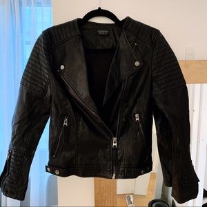 Topshop leather jacket